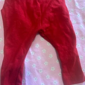 Red Baby Leggings